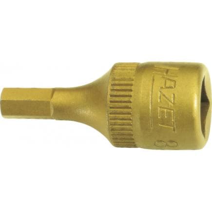HAZET 8501-6 - Embout de clé à douilles hexagonal 1/4" avec revêtement TIN