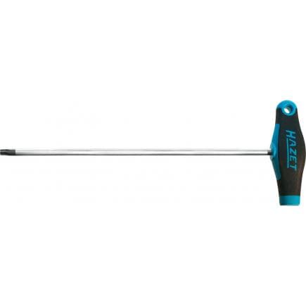 HAZET 828LG-T30 - Clé mâle TORX® avec manche en T bi-matière longue