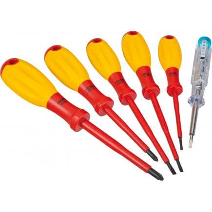 HAZET 810/6VDE - Jeu de tournevis avec isolation de protection 1000V (6 pcs.)