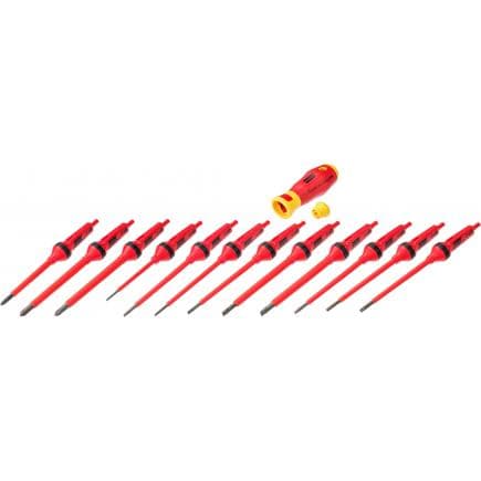 HAZET 804VDE/14 - Jeu de tournevis avec isolation de protection 1000V (14 pcs.)