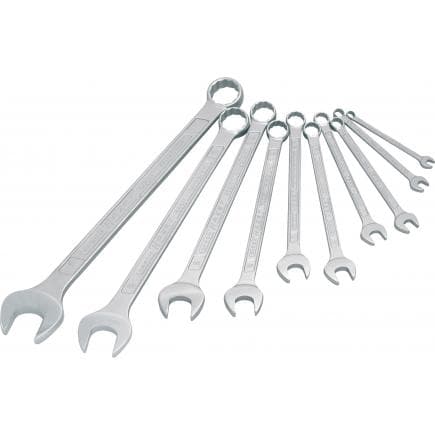 HAZET 600NA/10 - Jeu de clés mixtes longues et fines en pouces hexagonale double (10 pcs.)