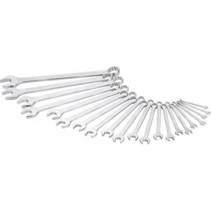 HAZET 600N/21 - Jeu de clés mixtes longues et fines métriques avec profil de traction et hexagonale double (21 pcs.)