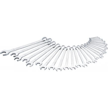 HAZET 600N/30 - Jeu de clés mixtes longues et fines métriques avec profil de traction et hexagonale double (30 pcs.)