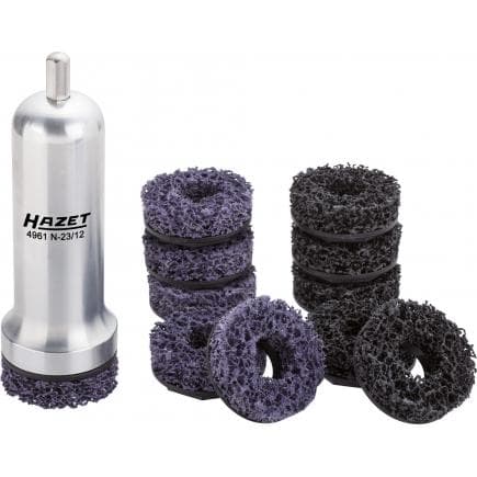 HAZET 4961N-23/12 - Jeu meuleuse de moyeux de roue pour véhicules utilitaires (12 pcs.)