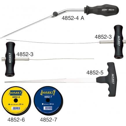 HAZET 4852/6 - Jeu d'outils de démontage de vitres de voiture (6 pcs.)