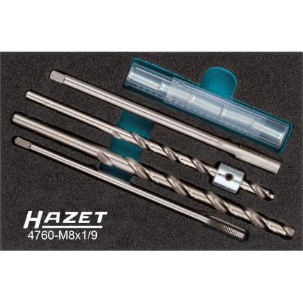 HAZET 4760-M8X1/9 - Jeu de réparation de bougies de préchauffage (9 pcs.)