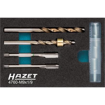 HAZET 4760-M9X1/9 - Glow plug repair set (9 pcs.)