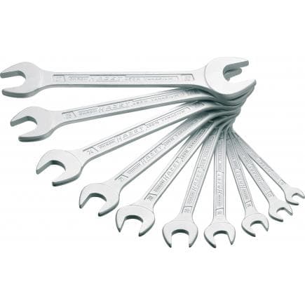 HAZET 450N/10 - Jeu de clés à fourche double métriques (10 pcs.)