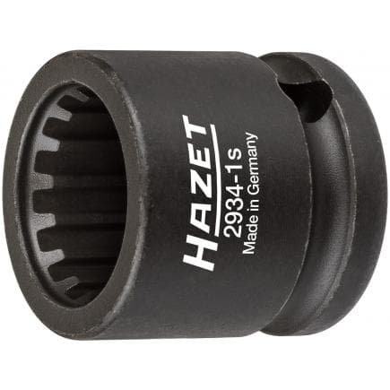 HAZET 2934-1S - Socket with special profile 1/2" with groove profile
