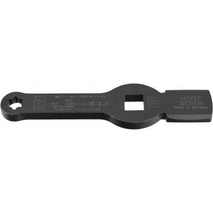 HAZET 2872-E18 - Embout de Visseuse à impulsions 3/4" TORX® avec 2 faces de frappe