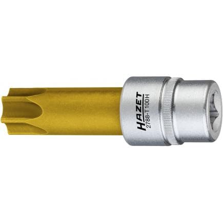 HAZET 2788-T100H - Douille de tournevis TORX® pour le réglage de l'arbre à cames avec trou 1/2"