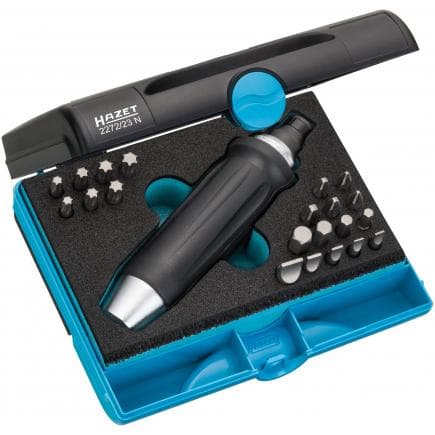 HAZET 2272/23N - Jeu de tournevis à percussion avec mèches (23 pcs.)
