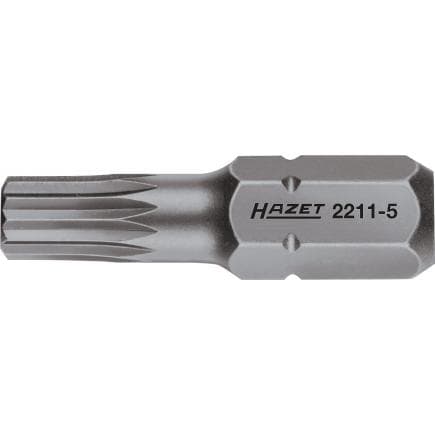 HAZET 2211-4 - Embout 1/4" avec empreinte polygonale interne (XZN)