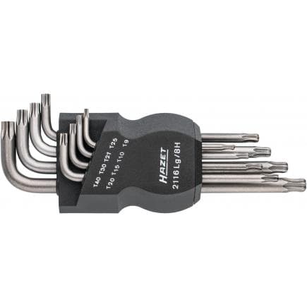 HAZET 2116LG/8H - Jeu de clés Allen TORX® longues (8 pcs.)