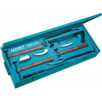 HAZET 1905/10N - Coffret métallique avec outils de carrosserie (10 pcs.)