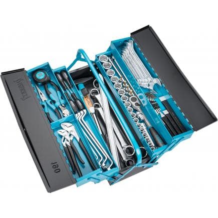 HAZET 190/80 - Boîte porte-outils métallique avec assortiment (80 pcs.)