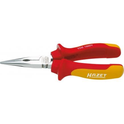 HAZET 1841AVDE-22 - Pince semi-ronde avec isolation de protection 1000V exécution droite