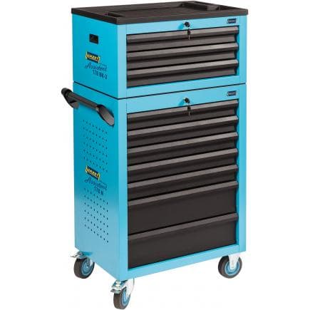 HAZET 178N-10 - Chariot porte-outils "Assistent" à 10 tiroirs (vide)