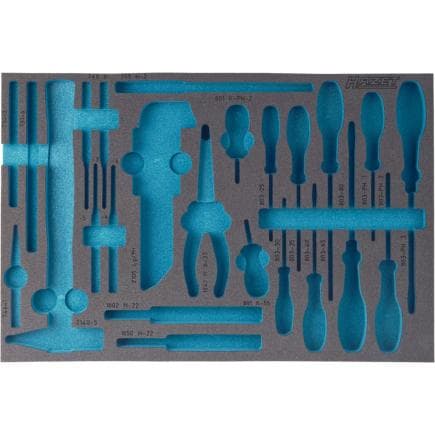 HAZET 163-120L - Garniture en mousse souple pour 163-120/24