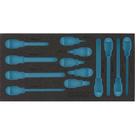 HAZET 163-222L - 2-component soft foam insert for 163-222/13