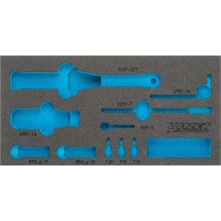 HAZET 163-306L - 2-component soft foam insert for 669/10