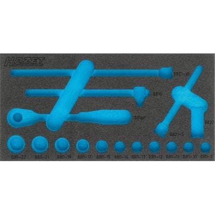 HAZET 163-334L - Garniture en mousse souple pour 880 N-1