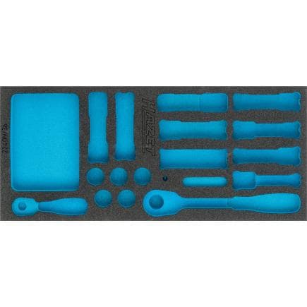 HAZET 163-376L - 2-component soft foam insert for 163-376/54