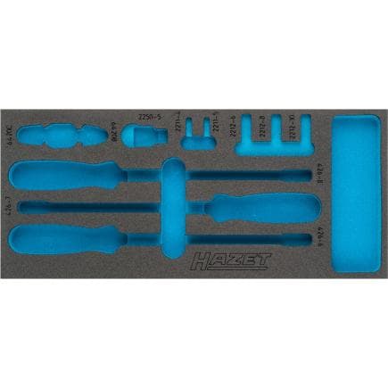 HAZET 163-378L - 2-component soft foam insert for 163-378/11