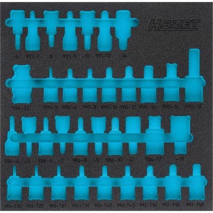 HAZET 163-407L - Garniture en mousse souple pour 163-407/35