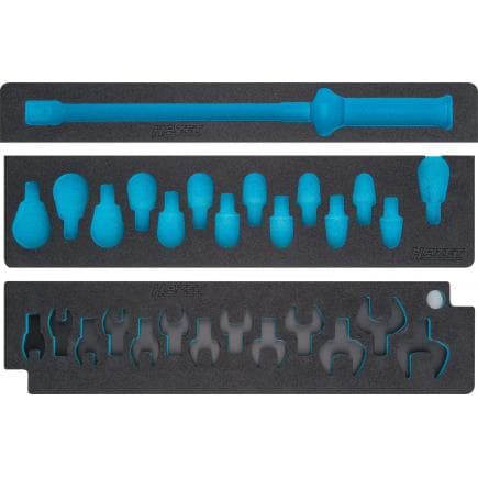 HAZET 163-421L - Garniture en mousse souple pour 6292-1 CT/28