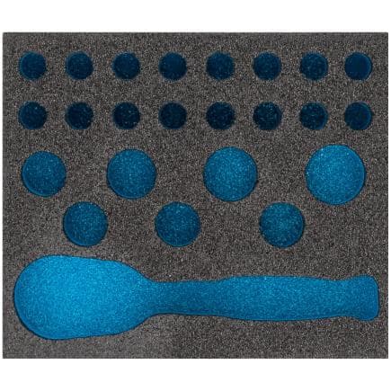 HAZET 163-431L - Garniture en mousse souple pour 863 MBIT/25