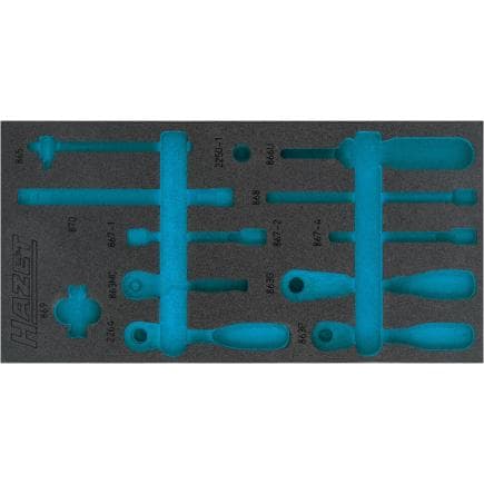 HAZET 163-473L - 2-component soft foam insert for 163-473/13