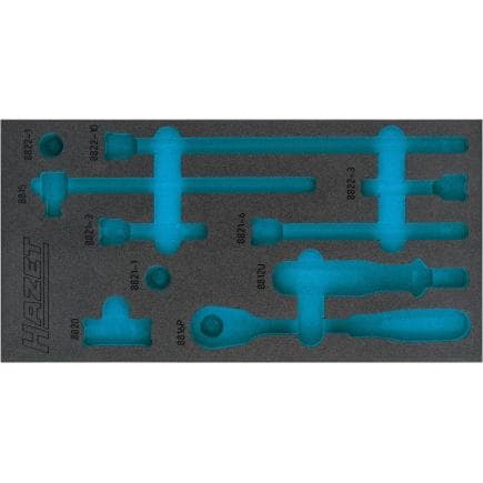 HAZET 163-474L - 2-component soft foam insert for 163-474/10