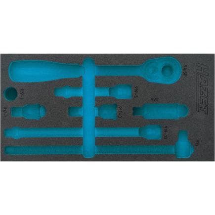 HAZET 163-475L - 2-component soft foam insert for 163-475/8