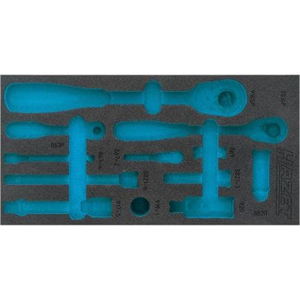 HAZET 163-476L - 2-component soft foam insert for 163-476/12