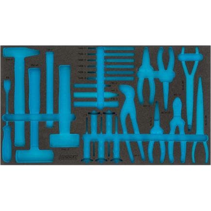 HAZET 163-479L - Garniture en mousse souple pour 163-479/26