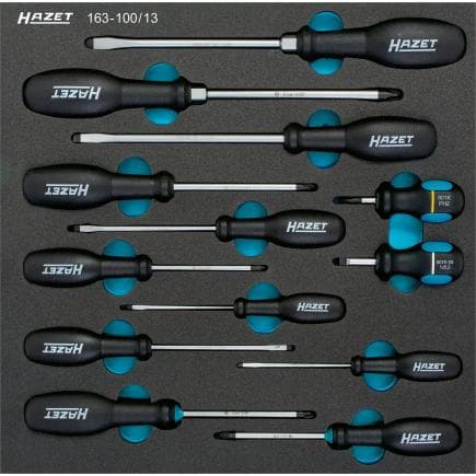 HAZET 163-100/13 - Jeu de tournevis PZ (13 pcs.)