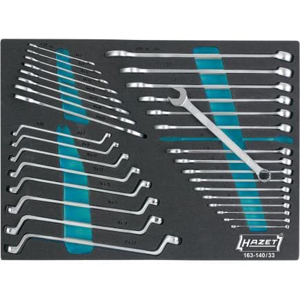 HAZET 163-140/33 - Jeu de clés (33 pcs.)