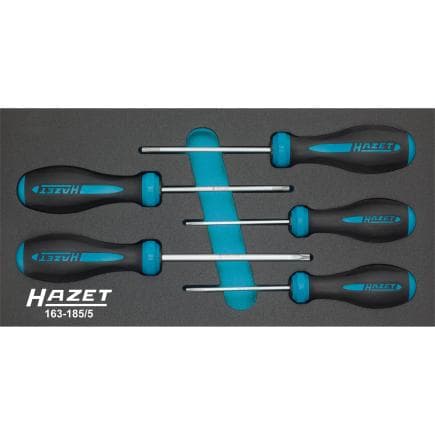 HAZET 163-185/5 - Jeu de tournevis TORX® (5 pcs.)