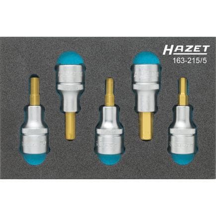 HAZET 163-215/5 - Jeu de douilles 1/2" (5 pcs.)