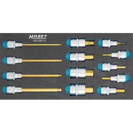 HAZET 163-220/13 - Jeu de douilles 1/2" (13 pcs.)