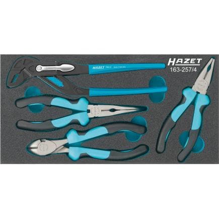 HAZET 163-257/4 - Jeu de pinces et pinces coupantes (4 pcs.)