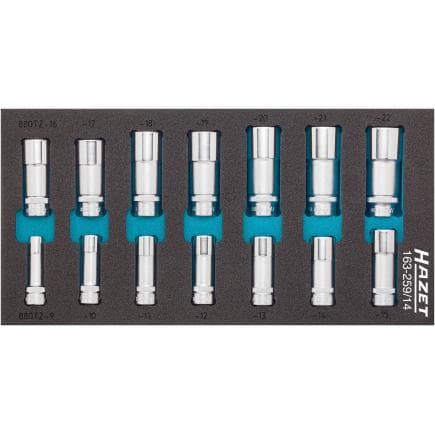 HAZET 163-259/14 - Jeu de douilles 3/8" (14 pcs.)