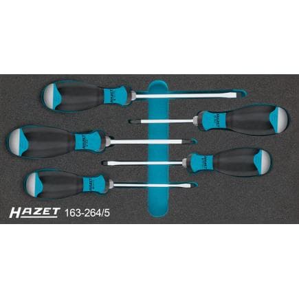 HAZET 163-264/5 - Jeu de tournevis PH avec percuteur (5 pcs.)