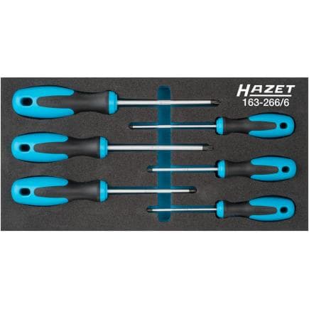 HAZET 163-266/6 - Jeu de tournevis TORX® (6 pcs.)