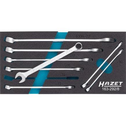 HAZET 163-292/8 - Jeu de clés mixtes (19 pcs.)