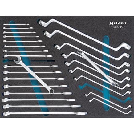 HAZET 163-374/27 - Jeu de clés (27 pcs.)
