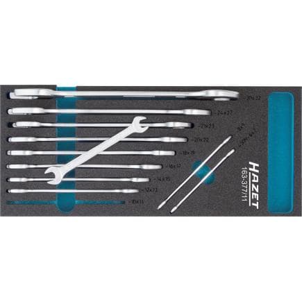 HAZET 163-377/11 - Jeu de clés à fourche (11 pcs.)