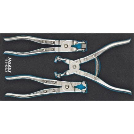 HAZET 163-425/3 - Jeu de pinces pour colliers de serrage (3 pcs.)