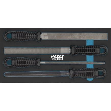 HAZET 163-426/4 - Jeu de limes (4 pcs.)